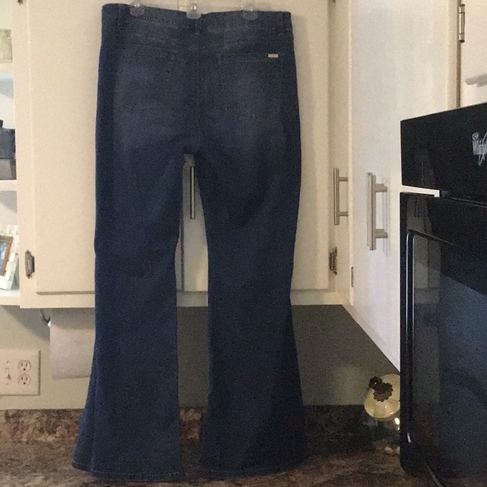 White House/black market jeans size 14 R Flare “Leo” - Picture 5 of 7